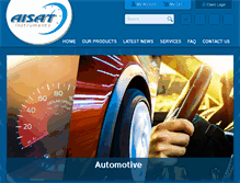 Tablet Screenshot of aisat.com.au